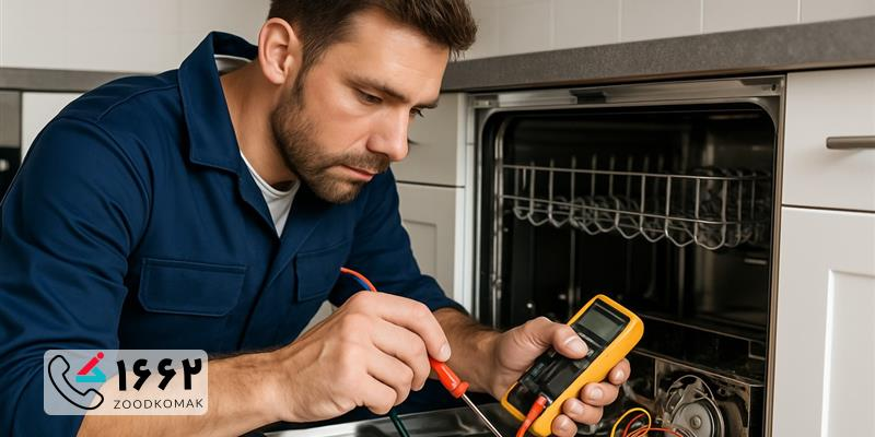 مشکلات رایج ماشین ظرفشویی